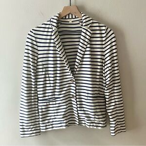 J. CREW FACTORY Striped Unstructured Jersey Jacket